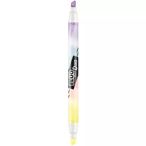 Szövegkiemelő készlet, 1-5 mm, kétvégű, MAPED "Fluo Peps Duo", 6 különböző pasztell szín