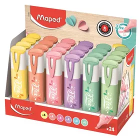   Szövegkiemelő display, 1-5 mm, MAPED "Fluo Peps Flex Pastel", pasztell szín - 24db