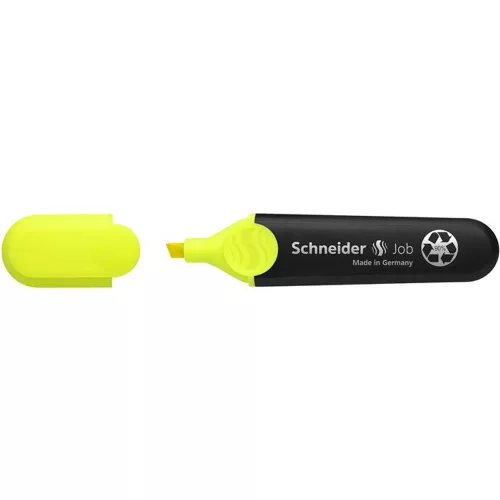 Szövegkiemelő, 1-5 mm, SCHNEIDER "Job 150", sárga