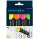 Szövegkiemelő készlet, 1-5 mm, SCHNEIDER "Job 150", 4 különböző szín - 4db