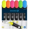 Szövegkiemelő készlet, 1-5 mm, SCHNEIDER "Job 150", 6 különböző szín - 6db