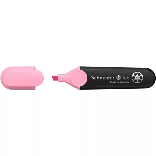 Szövegkiemelő, 1-5 mm, SCHNEIDER "Job Pastel", világos rózsaszín
