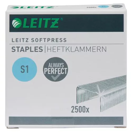 Tűzőkapocs, 26/6, LEITZ "Softpress" - 2500db