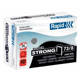   Tűzőkapocs, 73/8, horganyzott, RAPID "Superstrong" - 5000db