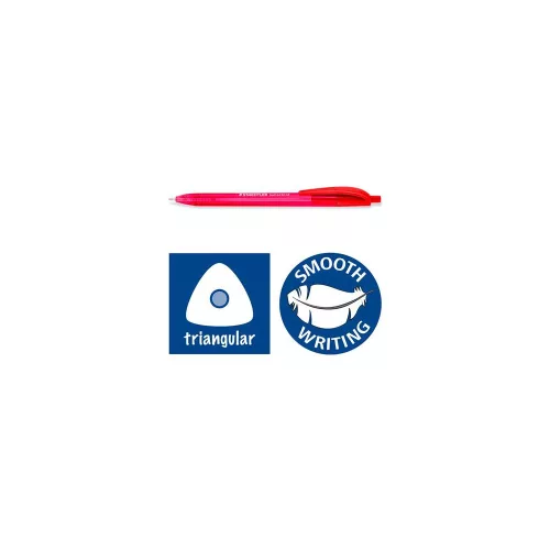 Golyóstoll, 0,5 mm, nyomógombos, STAEDTLER® "4230 M", 8 különböző szín