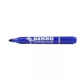   Alkoholos marker, 1-3 mm, kúpos, VICTORIA OFFICE, "Gekko", kék