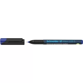   Alkoholos marker, OHP, 0,4 mm, SCHNEIDER "Maxx 220 S", kék