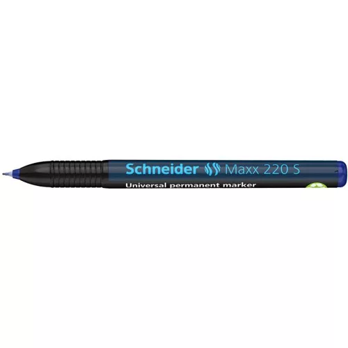 Alkoholos marker, OHP, 0,4 mm, SCHNEIDER "Maxx 220 S", kék