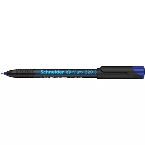 Alkoholos marker, OHP, 0,4 mm, SCHNEIDER "Maxx 220 S", kék
