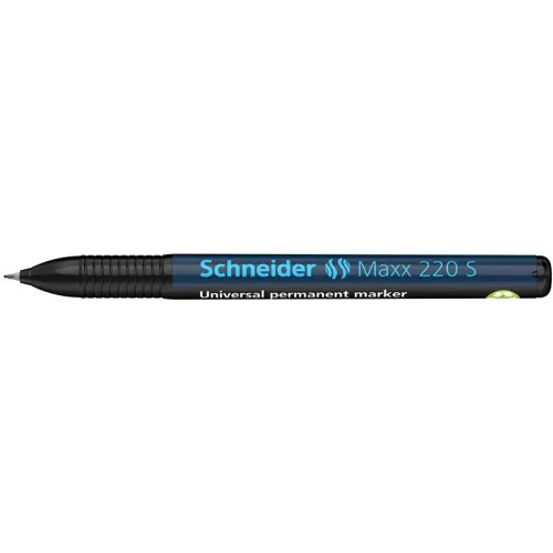 Alkoholos marker, OHP, 0,4 mm, SCHNEIDER "Maxx 220 S", fekete