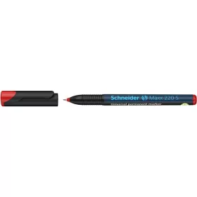   Alkoholos marker, OHP, 0,4 mm, SCHNEIDER "Maxx 220 S", piros