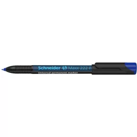   Alkoholos marker, OHP, 0,7 mm, SCHNEIDER "Maxx 222 F", kék