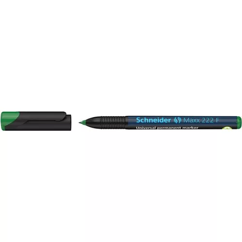 Alkoholos marker, OHP, 0,7 mm, SCHNEIDER "Maxx 222 F", zöld