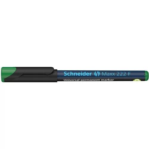 Alkoholos marker, OHP, 0,7 mm, SCHNEIDER "Maxx 222 F", zöld