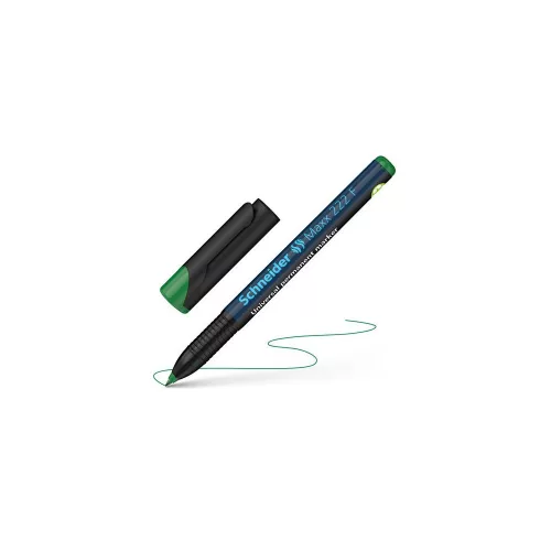 Alkoholos marker, OHP, 0,7 mm, SCHNEIDER "Maxx 222 F", zöld