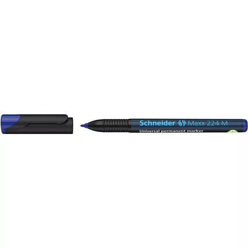 Alkoholos marker, OHP, 1 mm, SCHNEIDER "Maxx 224 M", kék