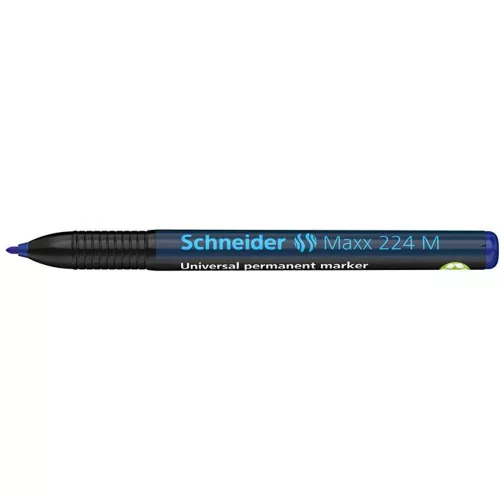 Alkoholos marker, OHP, 1 mm, SCHNEIDER "Maxx 224 M", kék