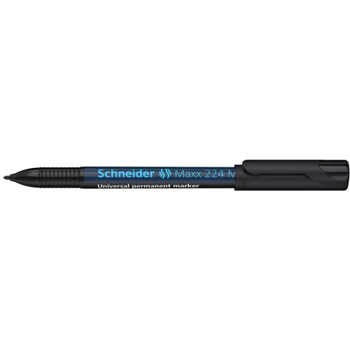 Alkoholos marker, OHP, 1 mm, SCHNEIDER "Maxx 224 M", fekete