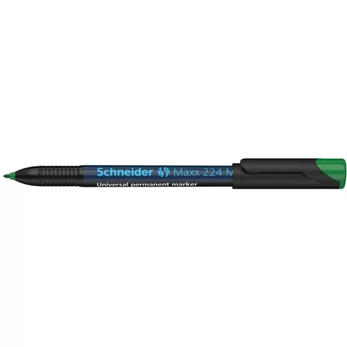 Alkoholos marker, OHP, 1 mm, SCHNEIDER "Maxx 224 M", zöld
