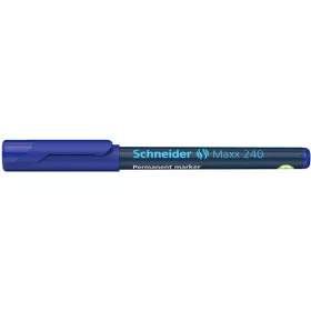   Alkoholos marker, 1-2 mm, kúpos, SCHNEIDER "Maxx 240", kék