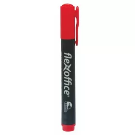   Alkoholos marker, 1,5 mm, kúpos, FLEXOFFICE "PM03", piros