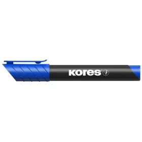   Alkoholos marker, 3-5 mm, kúpos, KORES "K-Marker", kék