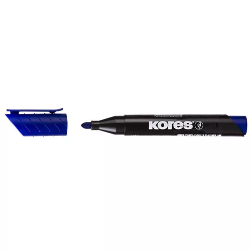 Alkoholos marker, 3-5 mm, kúpos, KORES "K-Marker", kék