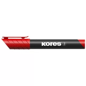   Alkoholos marker, 3-5 mm, kúpos, KORES "K-Marker", piros