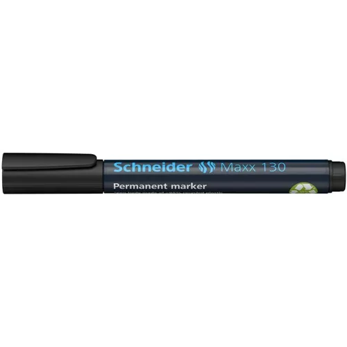 Alkoholos marker, 1-3 mm, kúpos, SCHNEIDER "Maxx 130", fekete