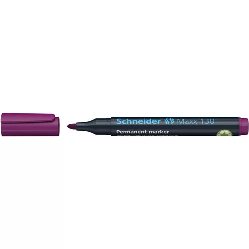 Alkoholos marker, 1-3 mm, kúpos, SCHNEIDER "Maxx 130", lila