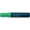 Alkoholos marker, 4-12 mm, vágott, SCHNEIDER "Maxx 280", zöld