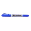 Alkoholos marker, 0,4/1,0 mm, kúpos, kétvégű, FLEXOFFICE "PM01", kék