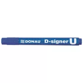   Alkoholos marker, 2-4 mm, kúpos, DONAU "D-signer U", kék