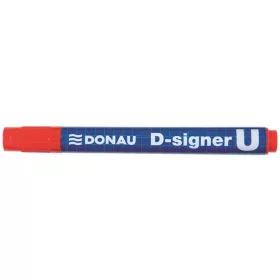   Alkoholos marker, 2-4 mm, kúpos, DONAU "D-signer U", piros