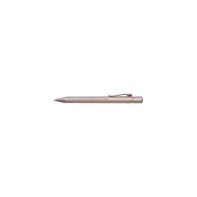   Golyóstoll, 0,5 mm,  nyomógombos, rózsaszín tolltest, FABER-CASTELL "Grip 2010-M", kék