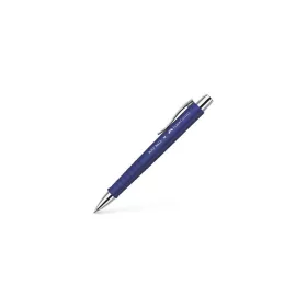   Golyóstoll, 0,5 mm, nyomógombos, FABER-CASTELL "Poly Ball", kék