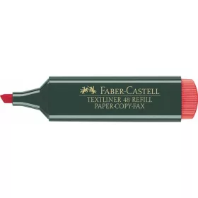   Szövegkiemelő, 1-5 mm, FABER-CASTELL, "Textliner 48", piros