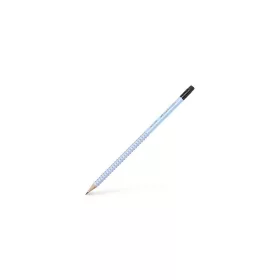   Grafitceruza, B, háromszögletű, radírral, FABER-CASTELL "Grip 2001", égkék