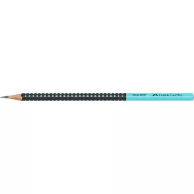   Grafitceruza, HB, háromszögletű, FABER-CASTELL "Grip 2001", fekete, türkiz