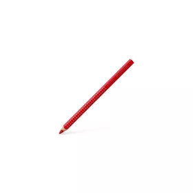   Színes ceruza, háromszögletű, FABER-CASTELL "Grip 2001 Jumbo", piros