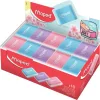 Radír display, MAPED "Essentials Soft Pastel", vegyes színek - 40db