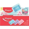 Radír display, MAPED "Essentials Soft Pastel", vegyes színek - 40db