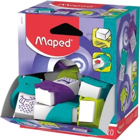   Radír display, MAPED "Little Monster", vegyes színek - 20db