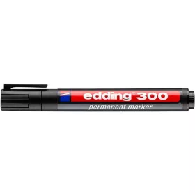   Alkoholos marker, 1,5-3 mm, kúpos, EDDING "300", fekete