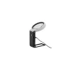 Nagyító, 90 mm, kihajtható állvánnyal, LED fénnyel, WEDO, fekete/fehér