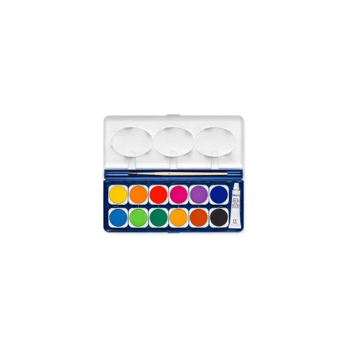 Vízfesték, 12 darabos, STAEDTLER "Noris 888"