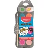 Vízfesték, 12 szín, 30 mm átm/szín + ajándék ecset, MAPED