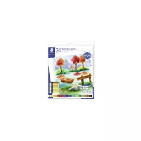   Akvarell festék, tubusos, STAEDTLER "8880", 24 különböző szín