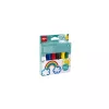Tempera készlet, ecsetvégű tubusban, APLI Kids "Paint&Fun", 6 különböző szín