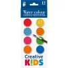 Vízfesték, 12 darabos, 28 mm, ICO "Creative Kids"